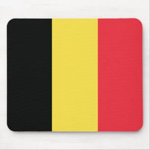 Tapis De Souris Drapeau belge