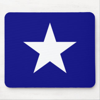 Tapis De Souris Drapeau bleu Bonnie avec Lone White Star Pad