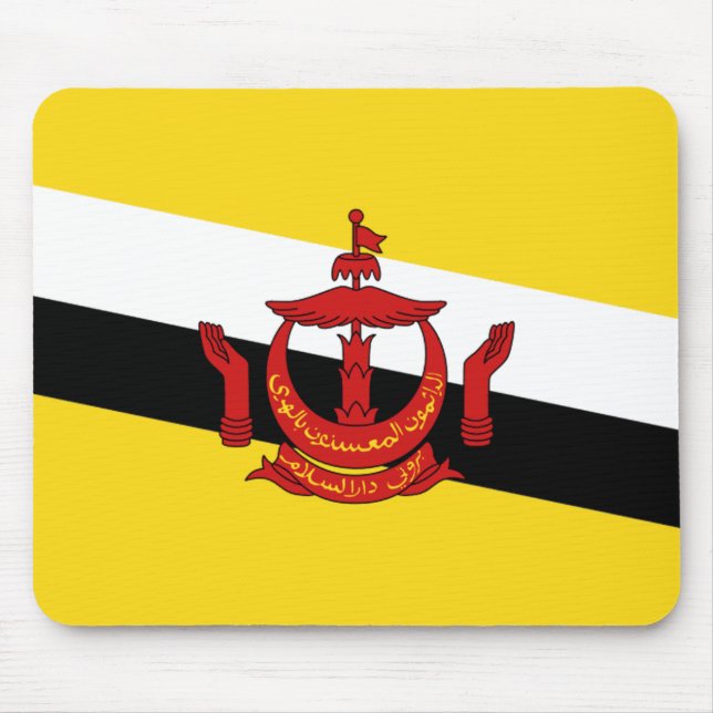 Tapis De Souris Drapeau Brunei Mousepad (Devant)