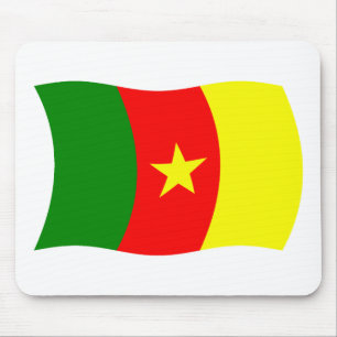 Tapis De Souris Drapeau camerounais Mousepad