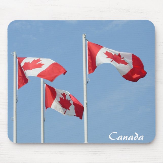Tapis De Souris Drapeau Canada Mousepad Souvenir Canada Mousepad (Devant)