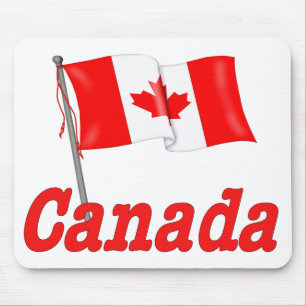 Tapis De Souris Drapeau canadien