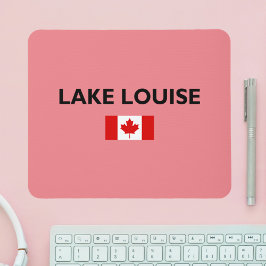 Tapis De Souris Drapeau canadien couleur claire de Lake Louise Can