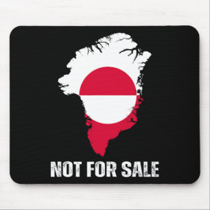 Tapis De Souris Drapeau Danemark Le Groenland n'est pas à vendre A