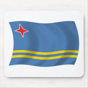Tapis de souris Drapeau d'Aruba