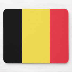 Tapis De Souris Drapeau de Belgique Mousepad