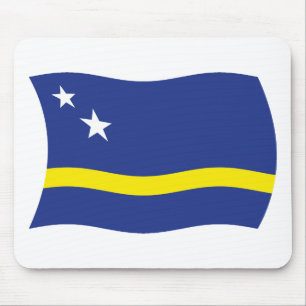 Tapis de souris Drapeau de Curaçao