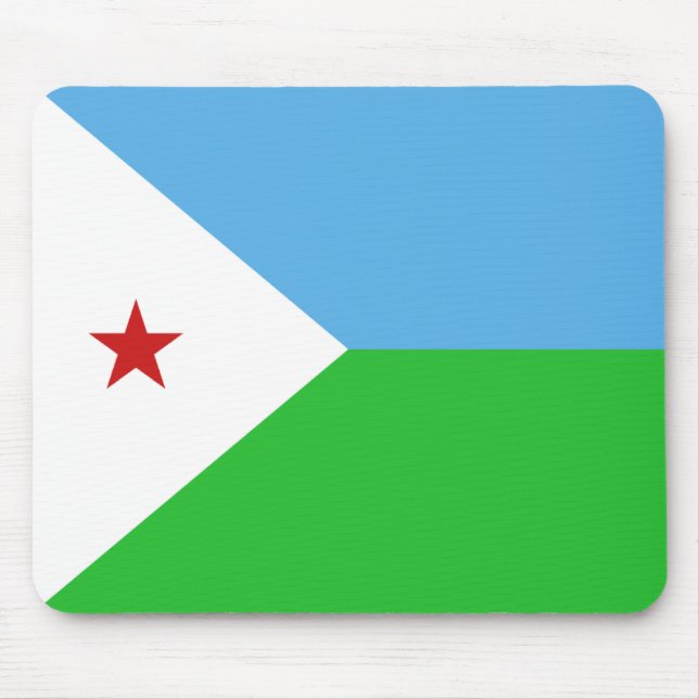Tapis De Souris Drapeau de Djibouti Mousepad (Devant)