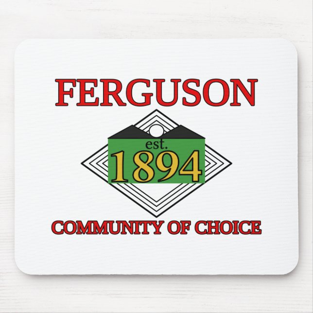 Tapis De Souris Drapeau de Ferguson, Missouri (Devant)