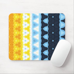 Tapis De Souris Drapeau de fierté BoHo Groovy Géométrique Abstrait