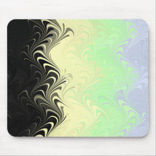 Tapis De Souris Drapeau de fierté Cassgenre Abstrait Marbré Ondulé
