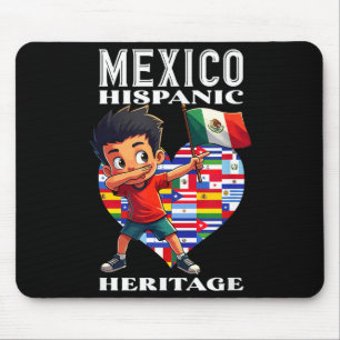 Tapis De Souris drapeau de fierté mexicaine mexique racines patrim