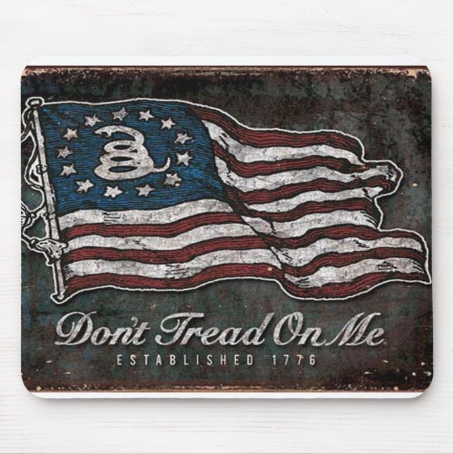 Tapis De Souris Drapeau de Gadsden - liberté ou mort (Devant)