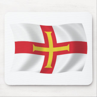 Tapis de souris Drapeau de Guernesey