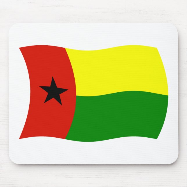 Tapis de souris Drapeau de Guinée-Bissau (Devant)
