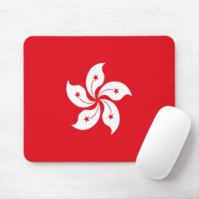 Tapis De Souris Drapeau de Hong Kong (Avec souris)
