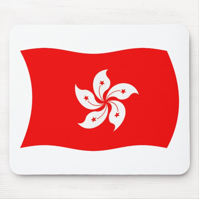 Tapis de souris Drapeau de Hong Kong (Devant)