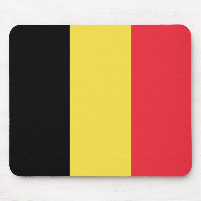 Tapis De Souris Drapeau de la Belgique (Devant)