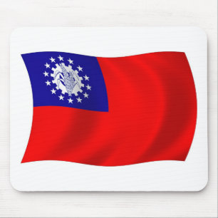 Tapis de souris Drapeau de la Birmanie