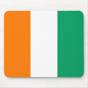 Tapis De Souris Drapeau de la Côte d'Ivoire Mousepad