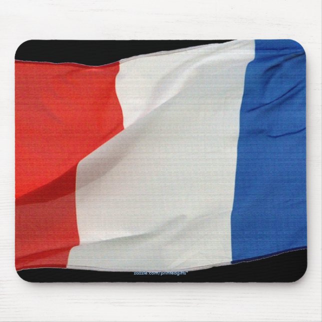 Tapis De Souris Drapeau de la France Drapeaux du monde patriotique (Devant)