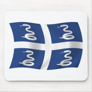 Tapis de souris Drapeau de la Martinique