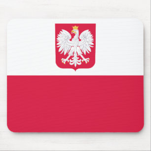 Tapis De Souris Drapeau de la Pologne
