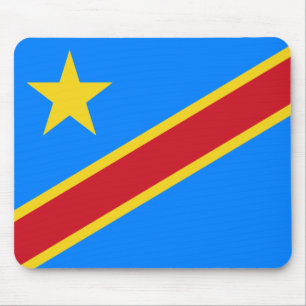 Tapis De Souris Drapeau de la République démocratique du Congo