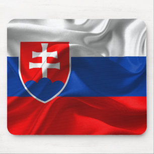 Tapis De Souris Drapeau de la Slovaquie