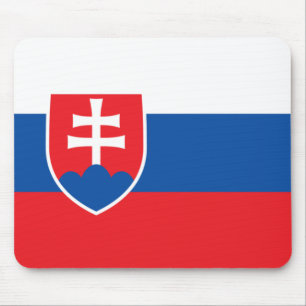 Tapis De Souris Drapeau de la Slovaquie
