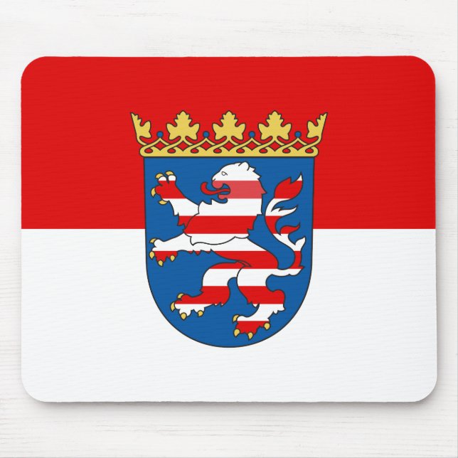 Tapis De Souris Drapeau de la souris Hesse (Devant)