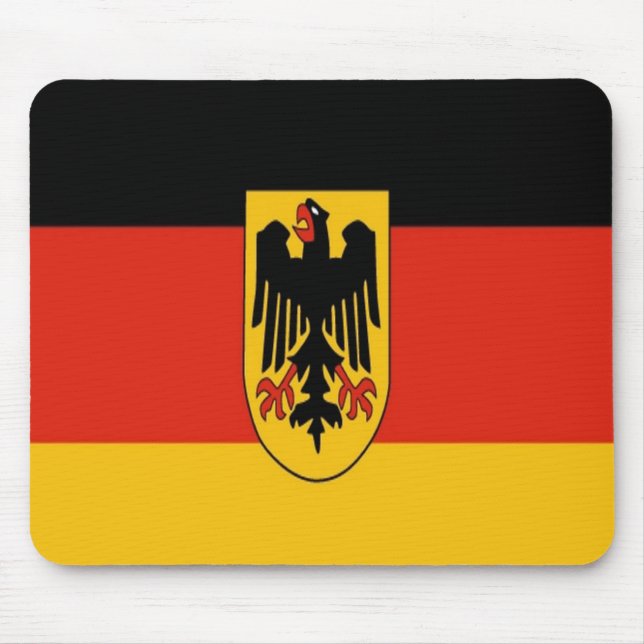 Tapis De Souris Drapeau de l'Allemagne (Devant)