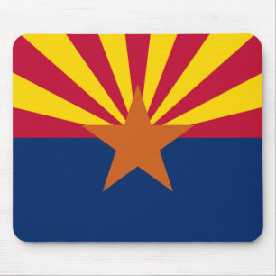 Tapis De Souris Drapeau de l'Arizona, l'Amérique The Copper State