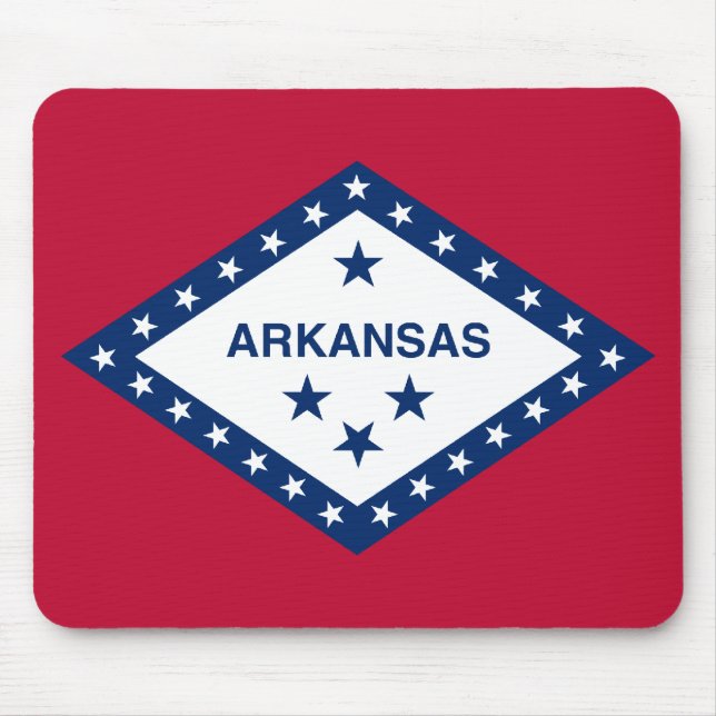 Tapis De Souris Drapeau de l'Arkansas (Devant)