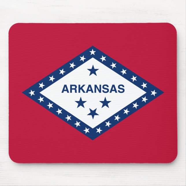 Tapis De Souris Drapeau de l'Arkansas (Devant)