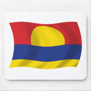 Tapis de souris Drapeau de l'atoll de Palmyra