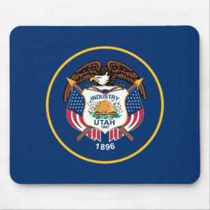 Tapis De Souris Drapeau de l'État de l'Utah