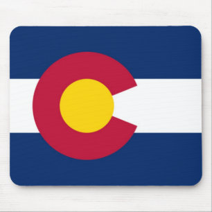 Tapis De Souris Drapeau de l'État du Colorado