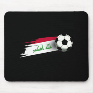 Tapis De Souris Drapeau de l'Irak Meilleur drapeau de football ira