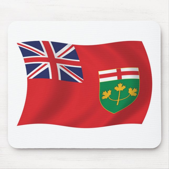 Tapis De Souris Drapeau de l'Ontario Mousepad (Devant)