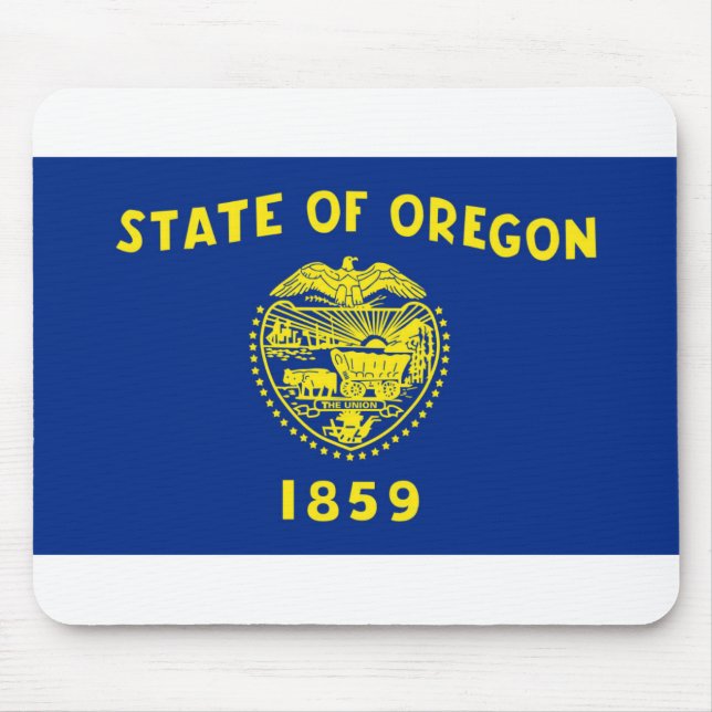 Tapis De Souris Drapeau de l'Oregon (Devant)