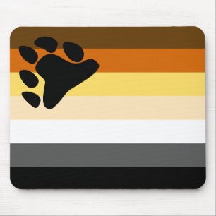Tapis De Souris Drapeau de l'ours Mousepad
