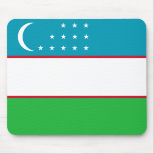 Tapis De Souris Drapeau de l'Ouzbékistan