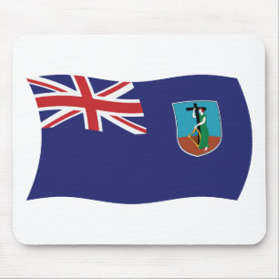Tapis de souris Drapeau de Montserrat