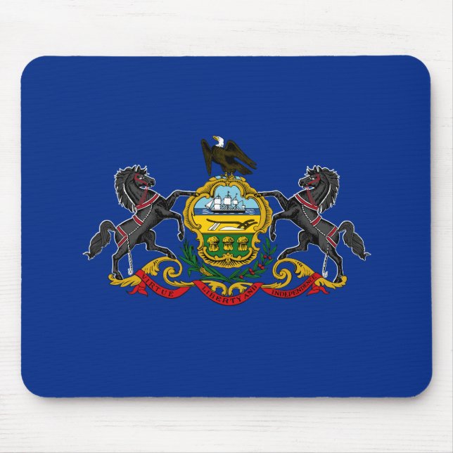 Tapis De Souris Drapeau de Pennsylvanie (Devant)
