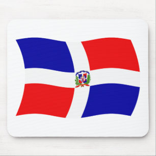 Tapis De Souris Drapeau de République Dominicaine Mousepad