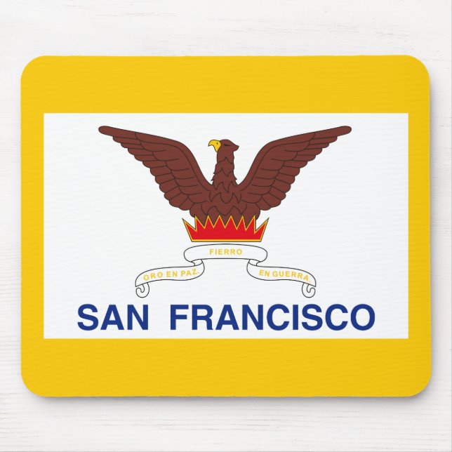 Tapis De Souris Drapeau de San Francisco, California Mouse Pad (Devant)