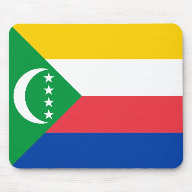 Tapis De Souris Drapeau des Comores (Devant)