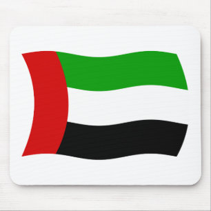 Tapis de souris Drapeau des Émirats arabes unis