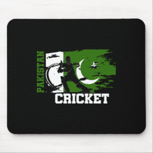 Tapis De Souris Drapeau des Supporters de Cricket Pakistan Cricket